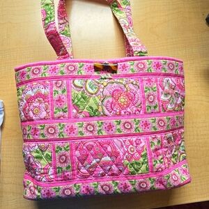 EUC Vera Bradley Tote Pink Floral